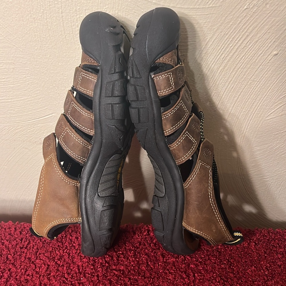 KEEN Leather Newport Shoes Water Hiking Sandals Outdoor Shoes brown Size… - Picture 8 of 17
